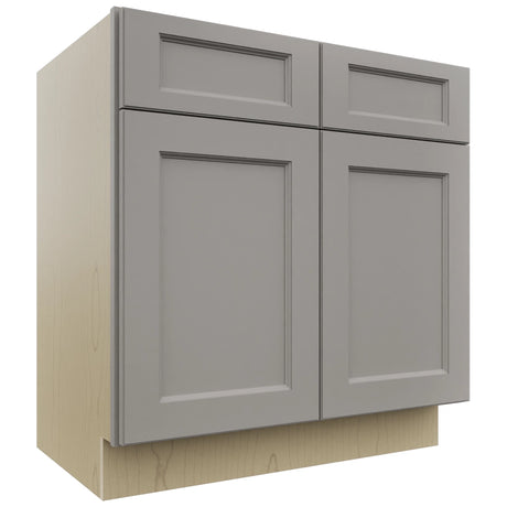 Fabuwood Fusion Nickel VSB33-34 Vanity Sink Cabinet, Front View