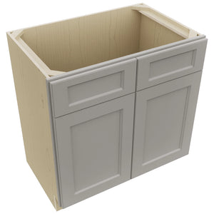 Fabuwood Fusion Nickel VSB33-34 Vanity Sink Cabinet, Top View