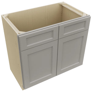 Fabuwood Fusion Nickel VSB36-34 Vanity Sink Cabinet, Top View