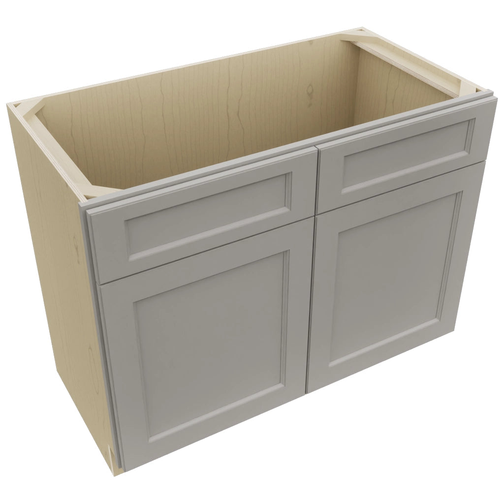 Fabuwood Fusion Nickel VSB42-34 Vanity Sink Cabinet, Top View