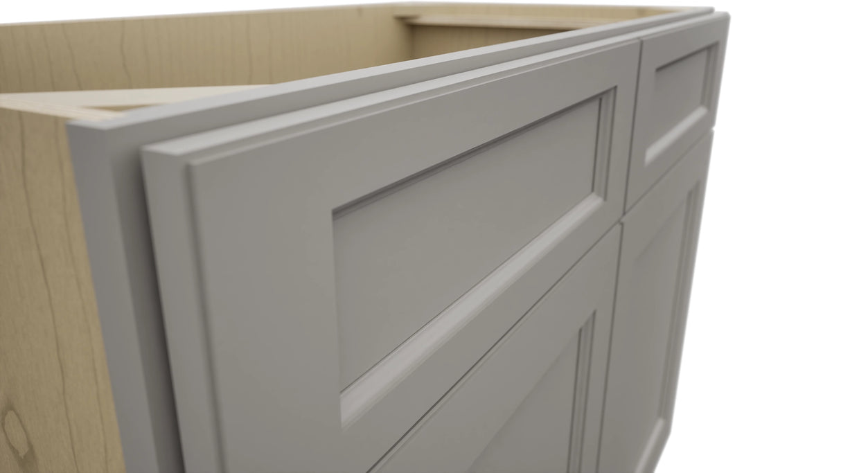 Fabuwood Fusion Nickel VSB42-34 Vanity Sink Cabinet, Detail View