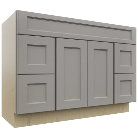 Fabuwood Fusion Nickel VSD30DR Vanity Combo Cabinet, Front View