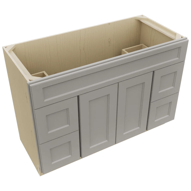 Fabuwood Fusion Nickel VSD30DR Vanity Combo Cabinet, Top View