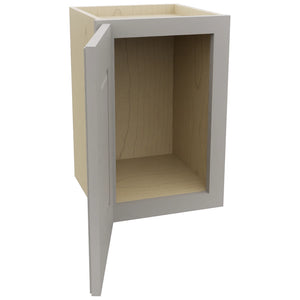 Fabuwood Fusion Nickel W1218 Wall Standard Cabinet, Open View