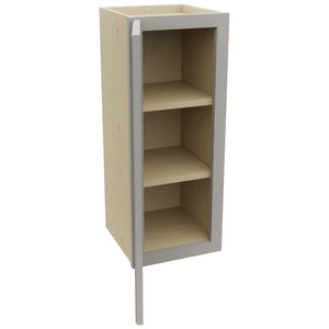 Fabuwood Fusion Nickel W1230 Wall Standard Cabinet, Open View