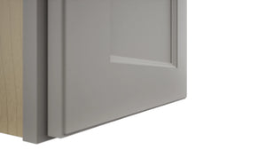 Fabuwood Fusion Nickel W1515 Wall Standard Cabinet, Detail View