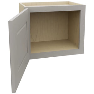 Fabuwood Fusion Nickel W1815 Wall Standard Cabinet, Open View