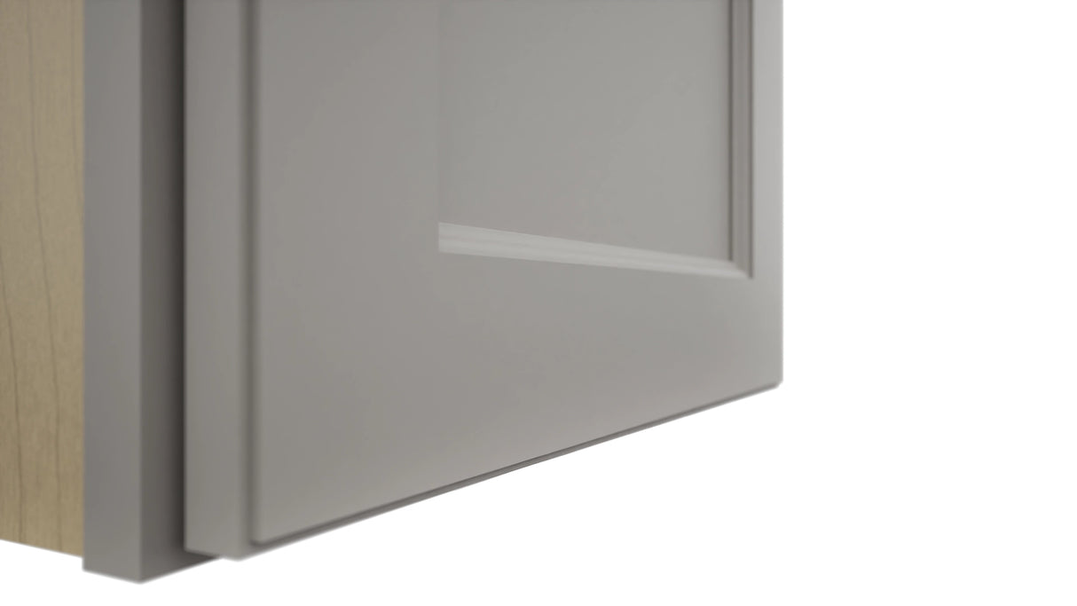 Fabuwood Fusion Nickel W1818 Wall Standard Cabinet, Detail View