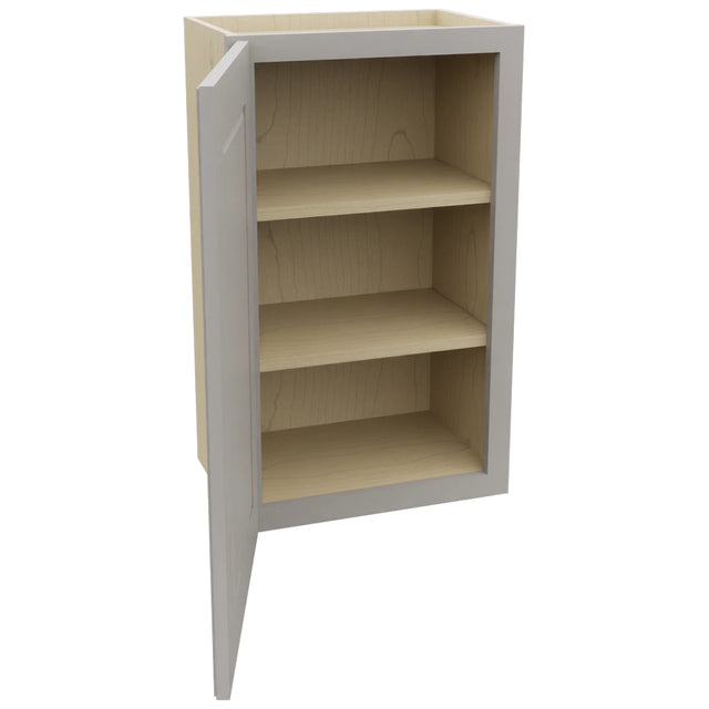 Fabuwood Fusion Nickel W1830 Wall Standard Cabinet, Open View