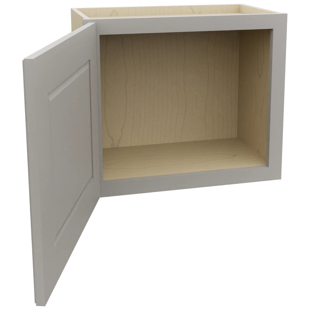 Fabuwood Fusion Nickel W2118 Wall Standard Cabinet, Open View