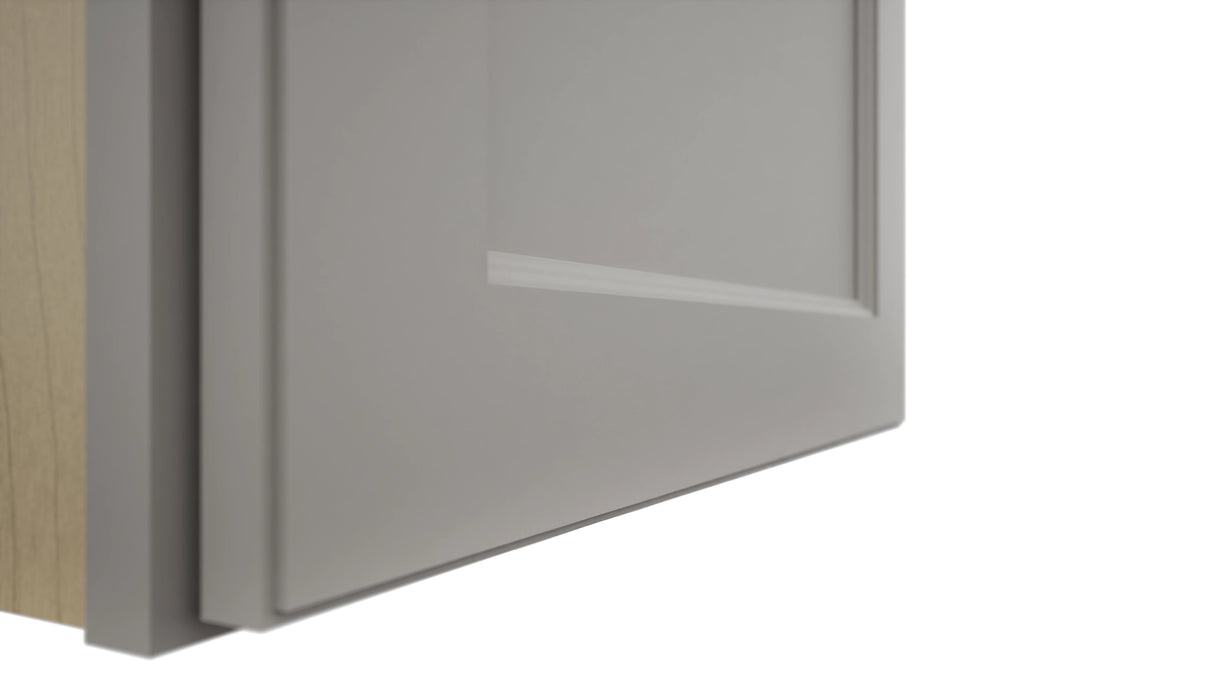 Fabuwood Fusion Nickel W2118 Wall Standard Cabinet, Detail View