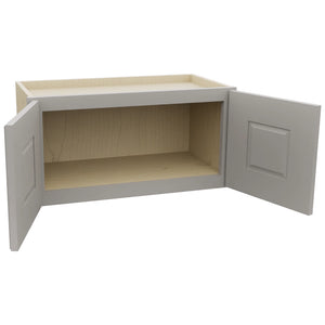 Fabuwood Fusion Nickel W2412 Wall Standard Cabinet, Open View