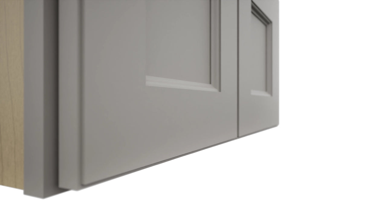 Fabuwood Fusion Nickel W2412 Wall Standard Cabinet, Detail View