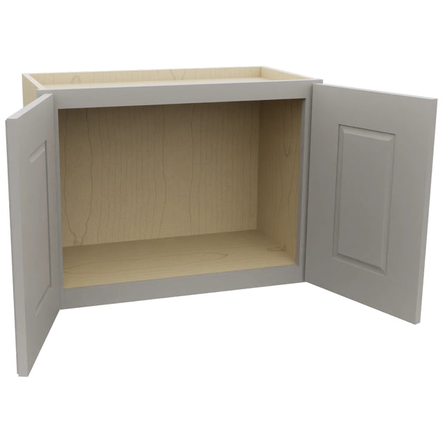Fabuwood Fusion Nickel W2418 Wall Standard Cabinet, Open View