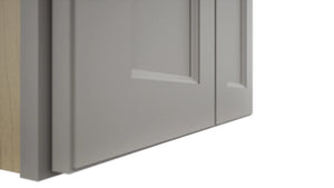 Fabuwood Fusion Nickel W2424 Wall Standard Cabinet, Detail View