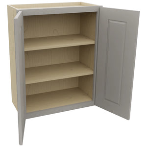 Fabuwood Fusion Nickel W2430 Wall Standard Cabinet, Open View