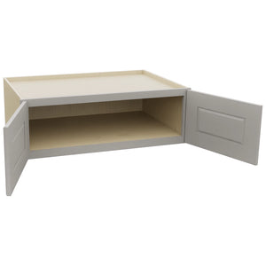 Fabuwood Fusion Nickel W361224 Wall Deep Cabinet, Open View