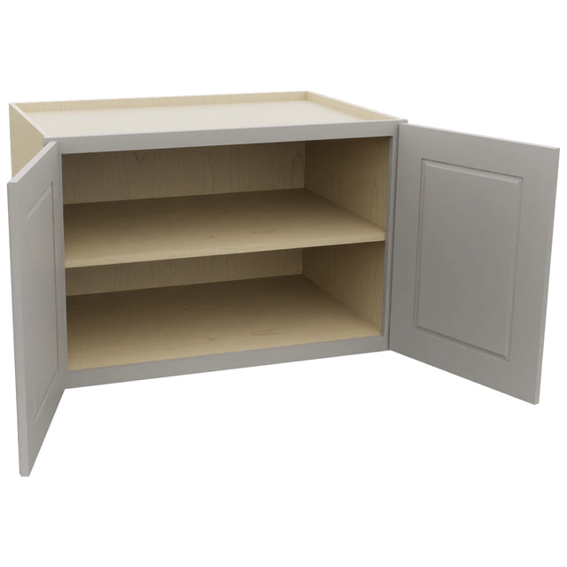 Fabuwood Fusion Nickel W362424 Wall Deep Cabinet, Open View