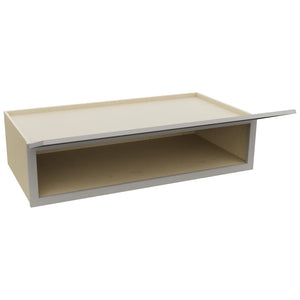 Fabuwood Fusion Nickel W481224LU Wall Deep Cabinet, Open View