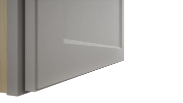 Fabuwood Fusion Nickel WAC3018 Wall Appliance Cabinet, Detail View