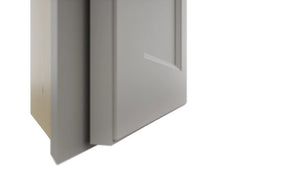 Fabuwood Fusion Nickel WAE1236 Wall Angle End Cabinet, Detail View
