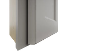 Fabuwood Fusion Nickel WAE1242 Wall Angle End Cabinet, Detail View
