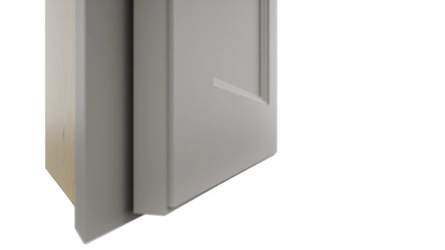 Fabuwood Fusion Nickel WAE1242 Wall Angle End Cabinet, Detail View