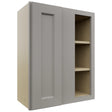 Fabuwood Fusion Nickel WBC2430 Wall Corner Blind Cabinet, Front View