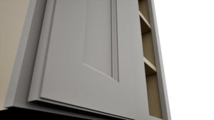 Fabuwood Fusion Nickel WBC2436 Wall Corner Blind Cabinet, Detail View