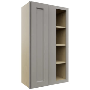 Fabuwood Fusion Nickel WBC2442 Wall Corner Blind Cabinet, Front View