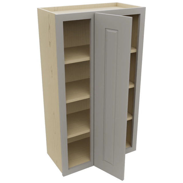 Fabuwood Fusion Nickel WBC2442 Wall Corner Blind Cabinet, Open View