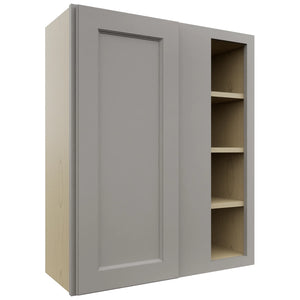 Fabuwood Fusion Nickel WBC3036 Wall Corner Blind Cabinet, Front View