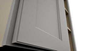 Fabuwood Fusion Nickel WBC3042 Wall Corner Blind Cabinet, Detail View