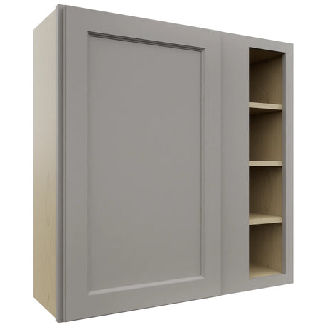 Fabuwood Fusion Nickel WBC3636 Wall Corner Blind Cabinet, Front View