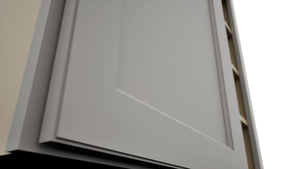 Fabuwood Fusion Nickel WBC3636 Wall Corner Blind Cabinet, Detail View