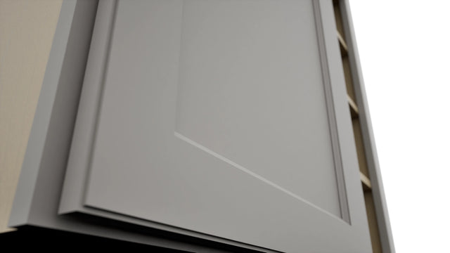 Fabuwood Fusion Nickel WBC3636 Wall Corner Blind Cabinet, Detail View