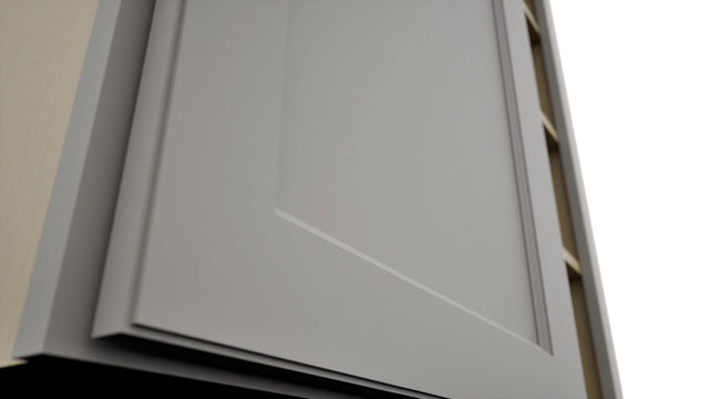 Fabuwood Fusion Nickel WBC3642 Wall Corner Blind Cabinet, Detail View