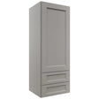 Fabuwood Fusion Nickel WD1848 Wall Drawer Cabinet, Front View