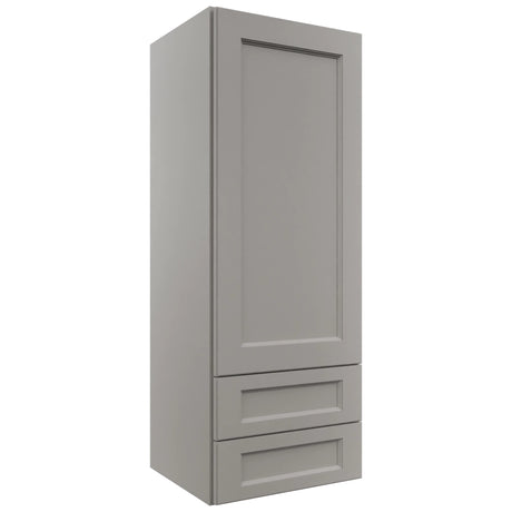 Fabuwood Fusion Nickel WD1848 Wall Drawer Cabinet, Front View