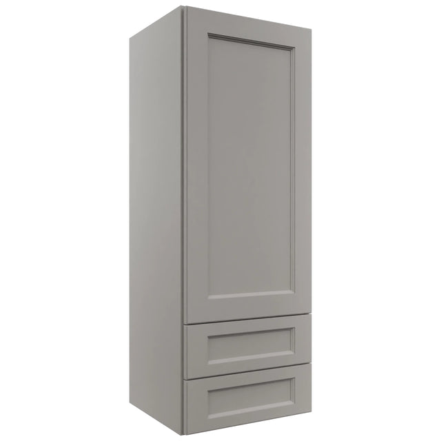 Fabuwood Fusion Nickel WD1848 Wall Drawer Cabinet, Front View