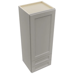 Fabuwood Fusion Nickel WD1848 Wall Drawer Cabinet, Top View