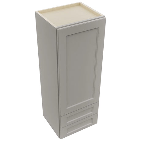 Fabuwood Fusion Nickel WD1848 Wall Drawer Cabinet, Top View