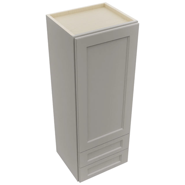 Fabuwood Fusion Nickel WD1848 Wall Drawer Cabinet, Top View
