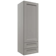 Fabuwood Fusion Nickel WD1854 Wall Drawer Cabinet, Front View