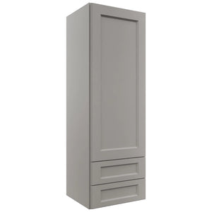 Fabuwood Fusion Nickel WD1854 Wall Drawer Cabinet, Front View