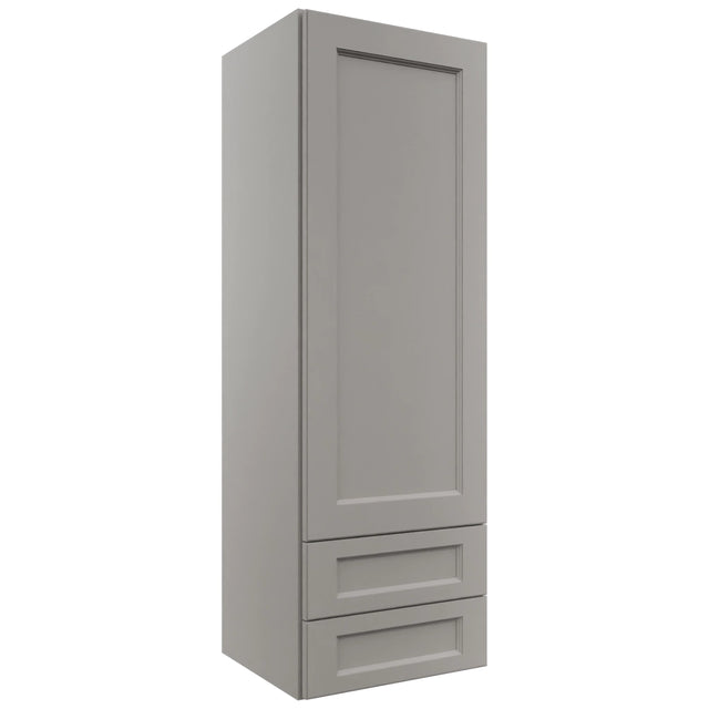 Fabuwood Fusion Nickel WD1854 Wall Drawer Cabinet, Front View