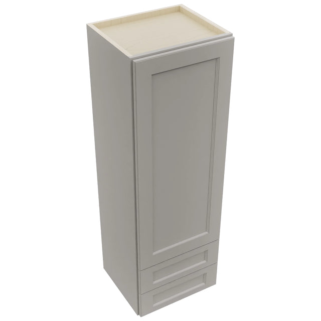 Fabuwood Fusion Nickel WD1854 Wall Drawer Cabinet, Top View