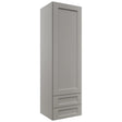 Fabuwood Fusion Nickel WD1860 Wall Drawer Cabinet, Front View