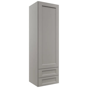 Fabuwood Fusion Nickel WD1860 Wall Drawer Cabinet, Front View