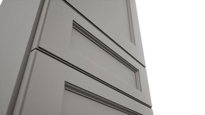 Fabuwood Fusion Nickel WD1860 Wall Drawer Cabinet, Detail View